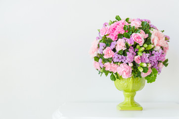 Bouquet in vase