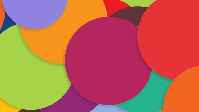 Colorful bright smooth transitions