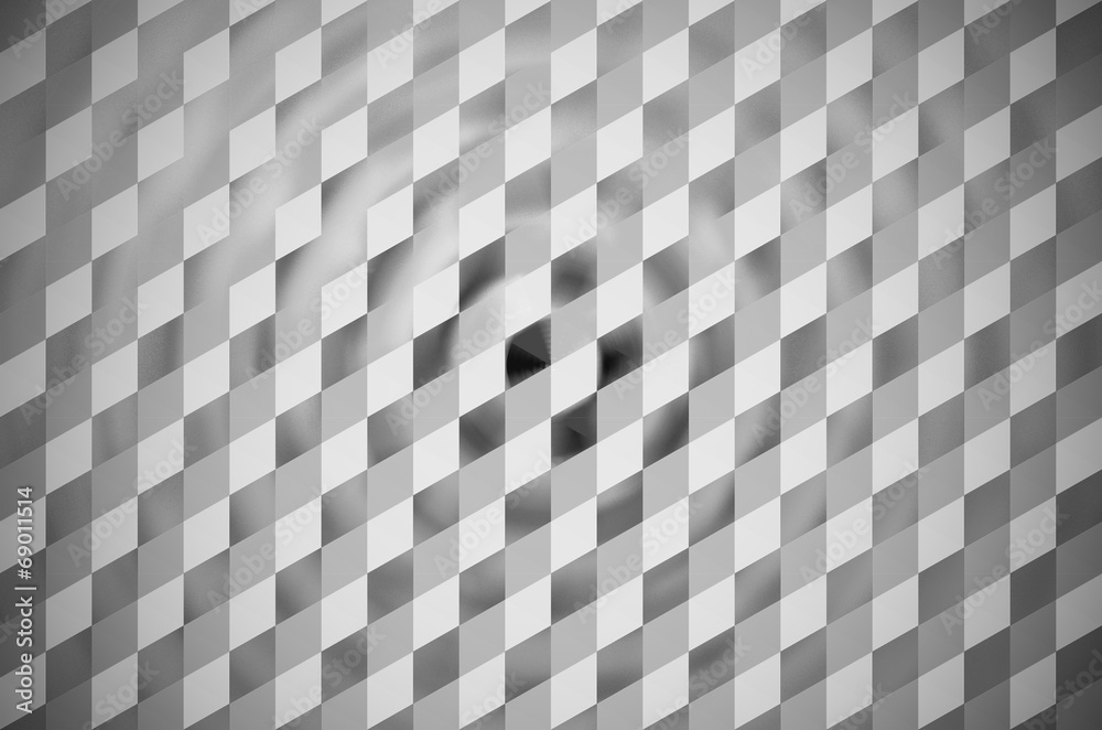 Aufkleber Monochrome l background with abstract shapes.