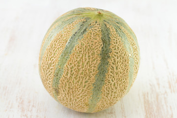 melon on white background