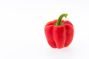 Red peppers isolated on white background