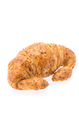 Croissant isolated on white