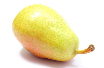 Fresh and natural pear on a white background