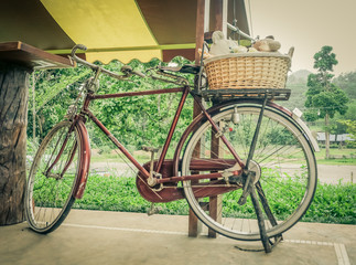 Fototapeta na wymiar Retro bicycle
