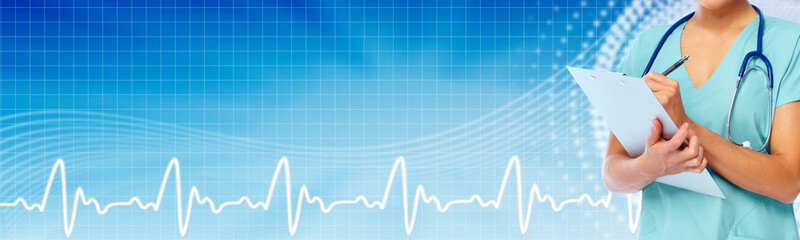 Hands of medical doctor