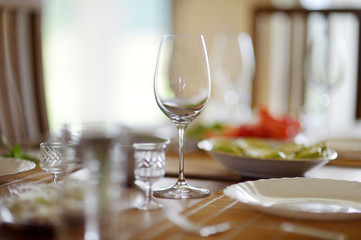 Table set for an event
