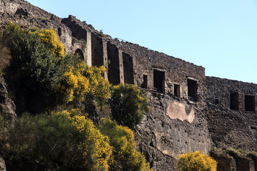 ehemalige Villen in Pompeji