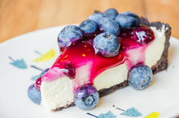 Blueberry cheesecake