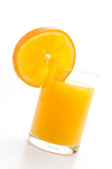 Orange juice glass