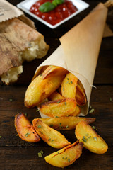 Baked potatoes and chive