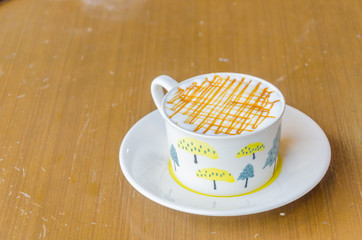 Caramel coffee