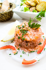 Fresh Salmon with lemon