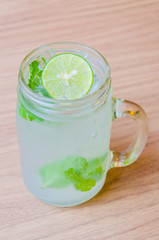Mint lime soda