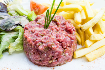 Raw beef
