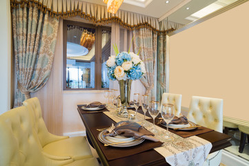 luxury dining room