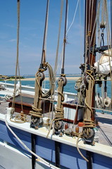 Obraz premium cordage d 'un voilier