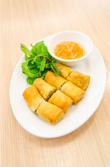 Fried spring rolls