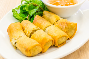 Fried spring rolls