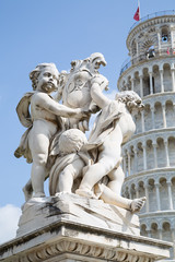 Fototapeta na wymiar Tower of Pisa in Tuscany