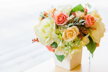 Vase flowers