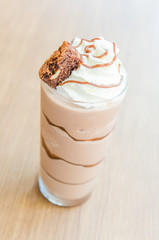 Chocolate smoothies