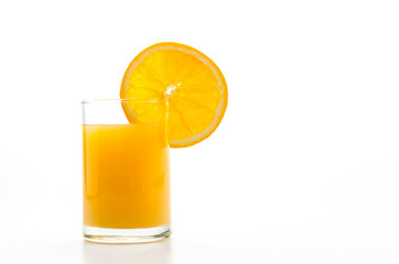 Orange juice glass