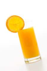 Orange juice glass