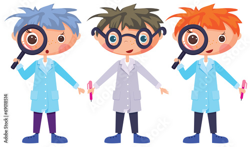  Cartoon Scientists Fotolia 69018514