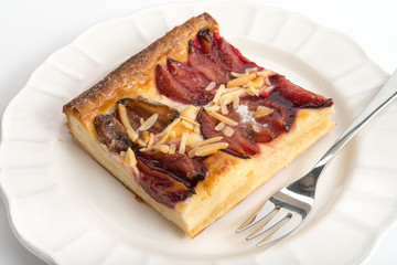 Französischer Zwetschgenkuchen