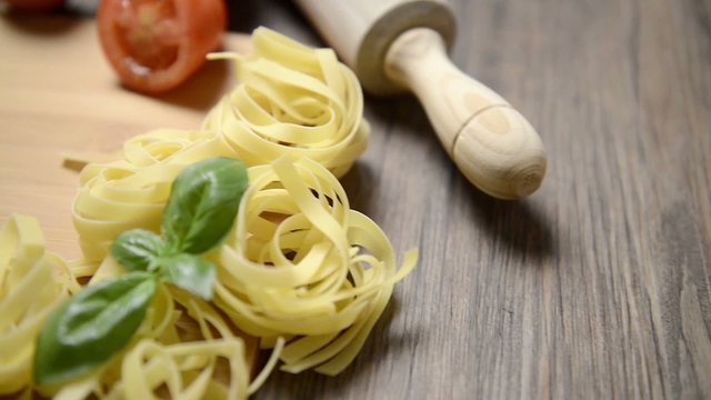 Italian pasta ingredients 
