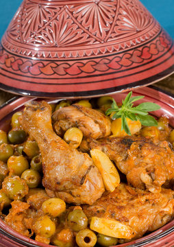 Tajine Poulet aux l&eacute;gumes