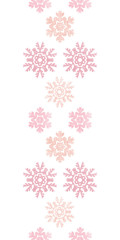 Red Christmas Snowflakes Geometric Textile Texture Vertical