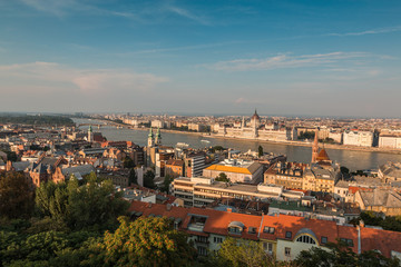 Fototapeta na wymiar Nice view of Budapest Hungary