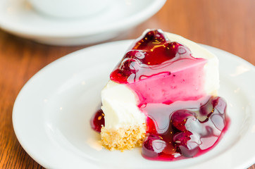 Blueberry cheesecake