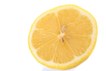 close-up lemon