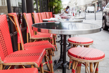 Straßencafe in Paris