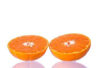half  Orange fruit