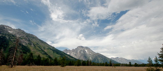 Panoramic View of the Grand Tetons