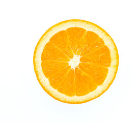 Orange isolated on white