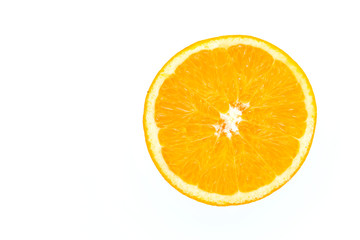 Orange isolated on white