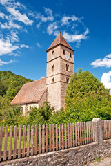 Die romanische Kirche von Detwang im Taubertal