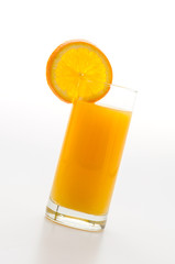 Orange juice glass
