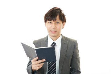 笑顔のビジネスマン