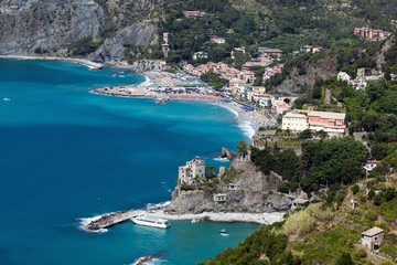 Fototapeta na wymiar Monterosso al Mare, Liguria, northern Italy