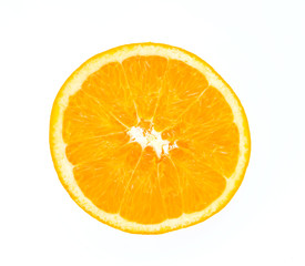 Orange isolated on white