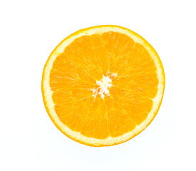 Orange isolated on white