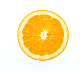Orange isolated on white