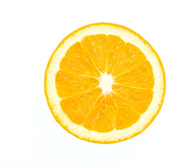 Orange isolated on white