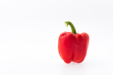 Red peppers isolated on white background