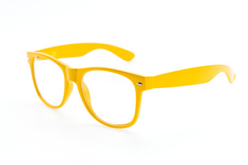 Colorful Eyeglasses isolated on white